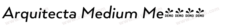 Arquitecta Medium Me字体转换